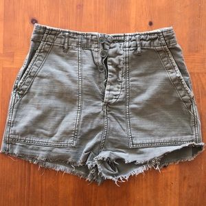 BDG High Waisted Cargo Shorts